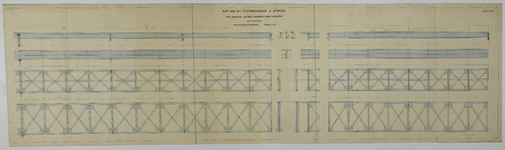 858570 Details van de overkapping van de perrons van het station Utrecht Maliebaan van de H.IJ.S.M. te Utrecht: ...